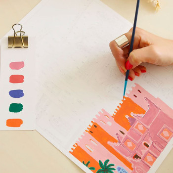 La Petite Epicerie Σετ Ζωγραφικής ''Petit Pinceau'' Sunset In Morocco