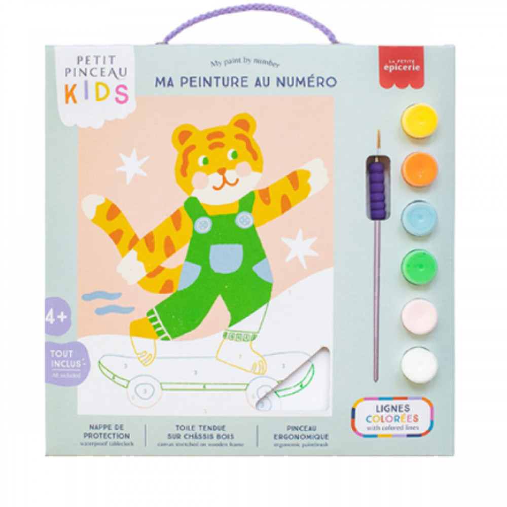 La Petite Epicerie Σετ Ζωγραφικής ''Petit Pinceau'' Titi Skate