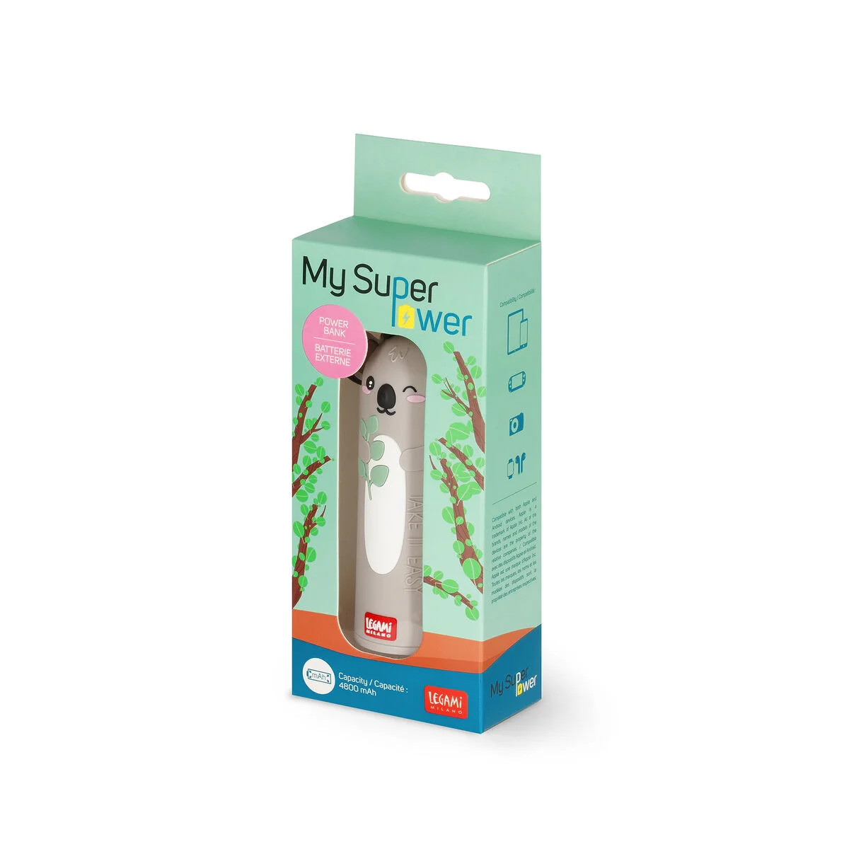 Legami Milano Power Bank ''My Super Power'' Koala