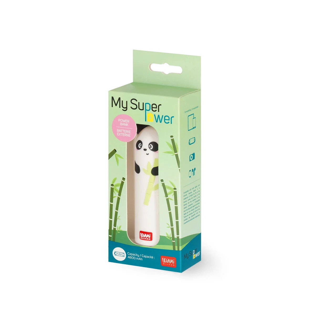 Legami Milano Power Bank ''My Super Power'' Panda
