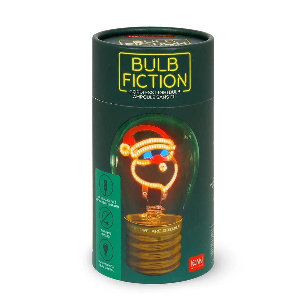 Legami Milano Επιτραπέζιο Φωτιστικό ''Bulb Fiction'' Santa Claus