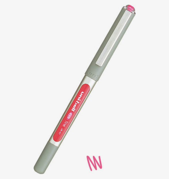 Uni-Ball Στυλό Eye Fine UB-157  Rollerball 0.7mm (Ροζ)