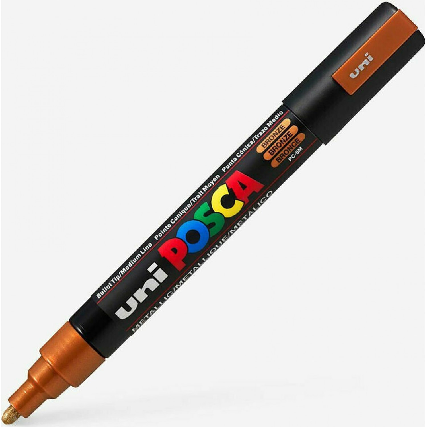 Uni Posca(Uni-Ball) Μαρκαδόρος PC-5M 1.8-2.5mm (Μπρονζέ)