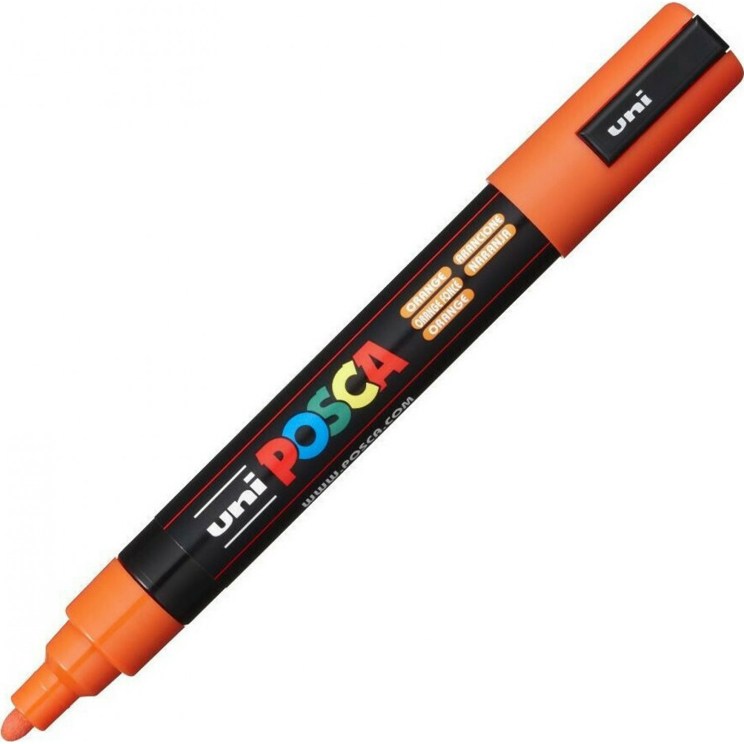 Uni Posca(Uni-Ball) Μαρκαδόρος PC-5M 1.8-2.5mm (Πορτοκαλί)