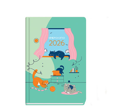 Ημερήσιο Ημερολόγιο 2026 ΗΒ 11x17 Dogs and Cats (Διάφορα Σχέδια)