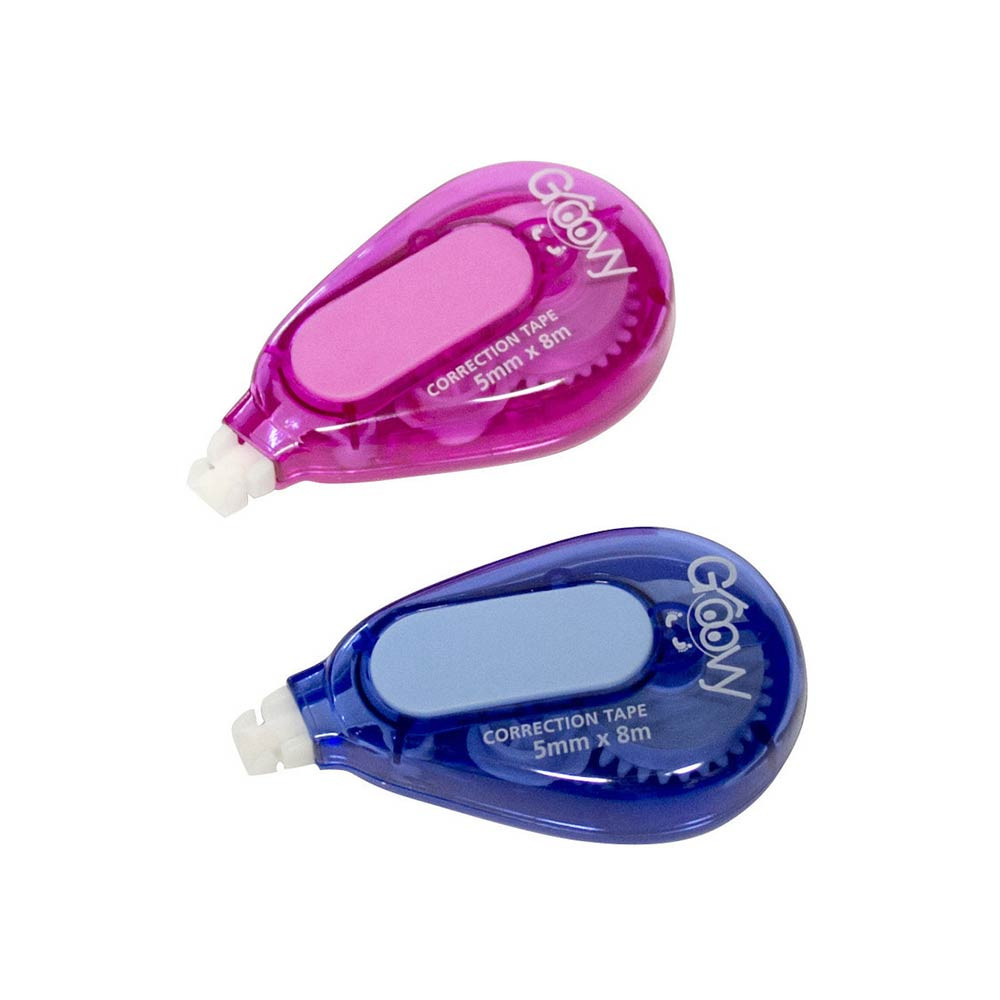 Groovy Διορθωτική Ταινία 8m - 5mm (2 Χρώματα) - Groovy