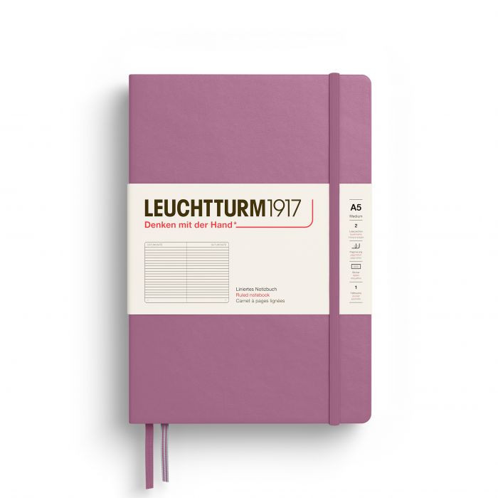 Leuchtturm1917 Σημειωματάριο A5 Σκληρό Εξώφυλλο (Dusty Rose)