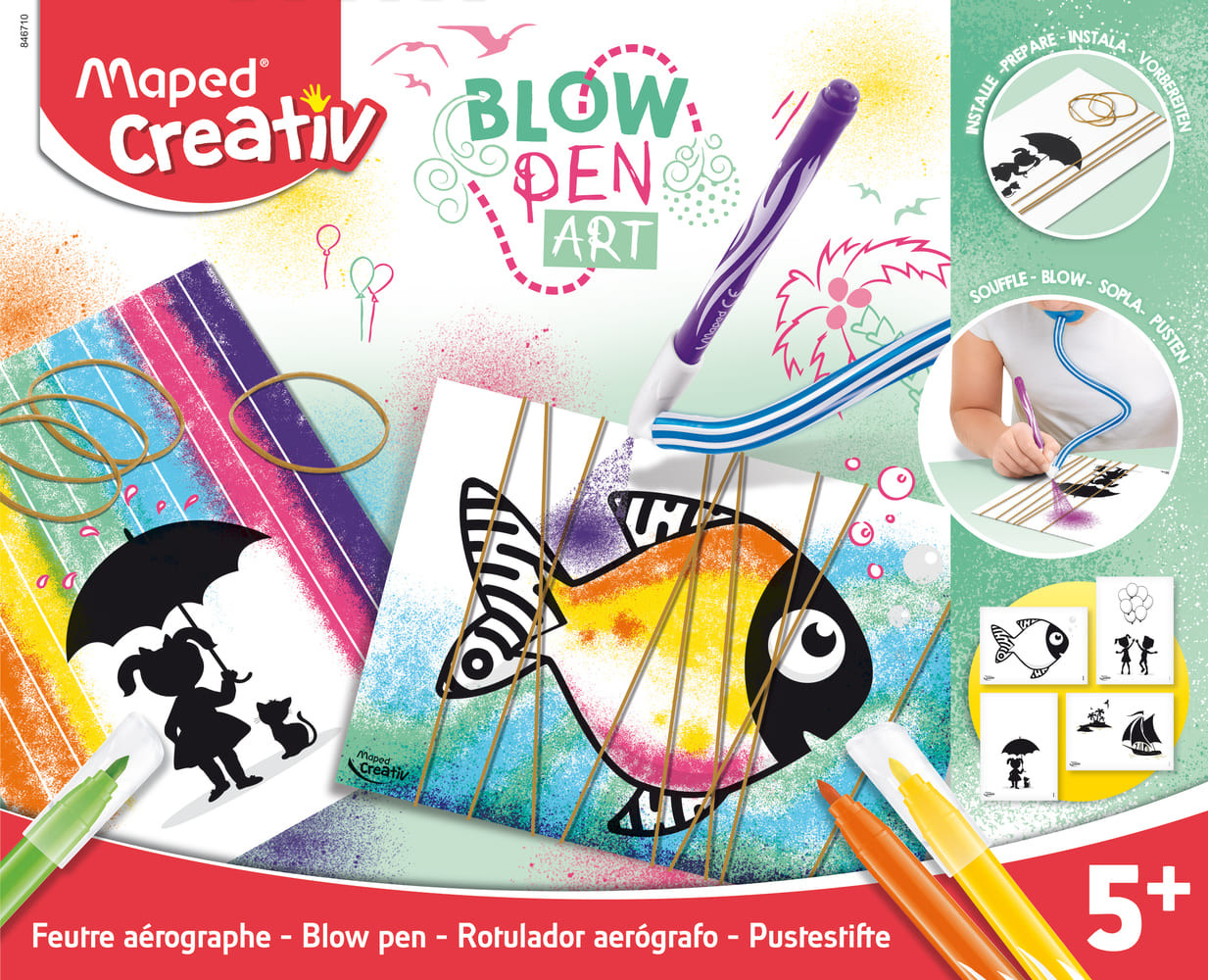 Maped Creative Blowpen Art (Σετ Δημιουργίας με Λάστιχα)