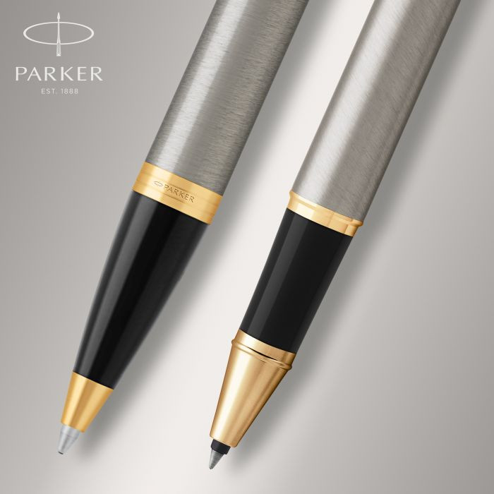 Parker I.M. Duo Brushed Metal GT (Σετ Στυλό Ballpen & Στυλό Rollerball)