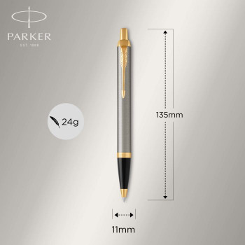 Parker I.M. Duo Brushed Metal GT (Σετ Στυλό Ballpen & Στυλό Rollerball)