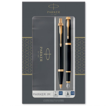 Parker I.M. Duo LQ Black CT (Σετ Πένα & Στυλό Ballpen)
