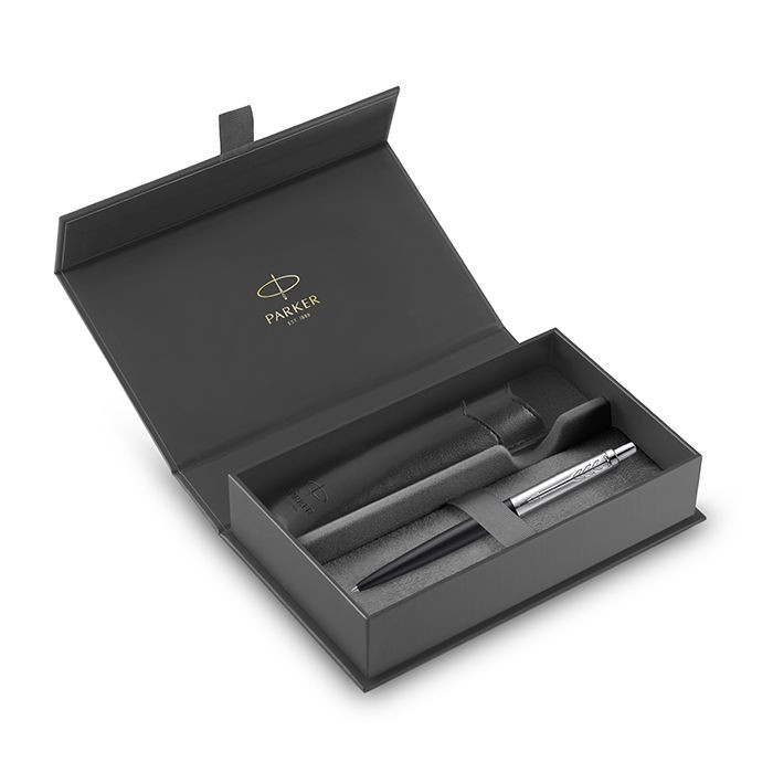 Parker Jotter XL Matte Black CT (Σετ Στυλό & Θήκη) Μαύρο