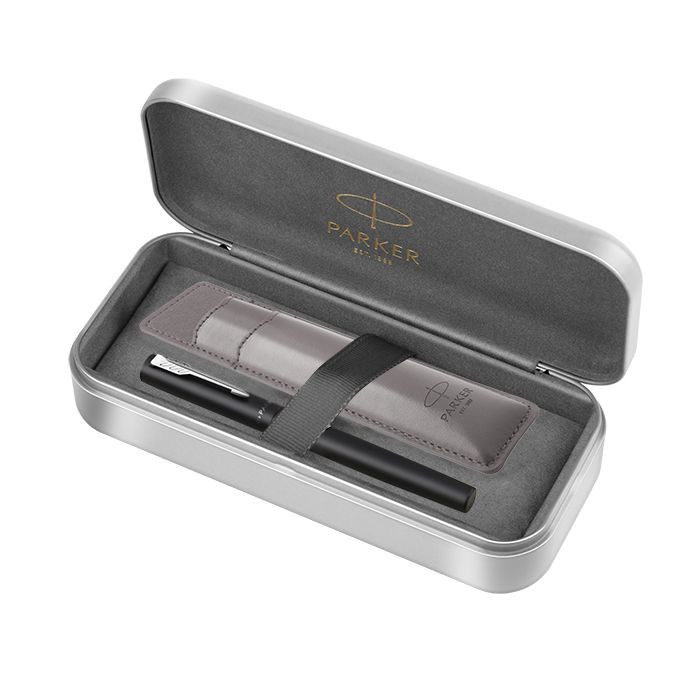 Parker Vector XL Black CT Στυλό (Set RollerBall & Pouch)