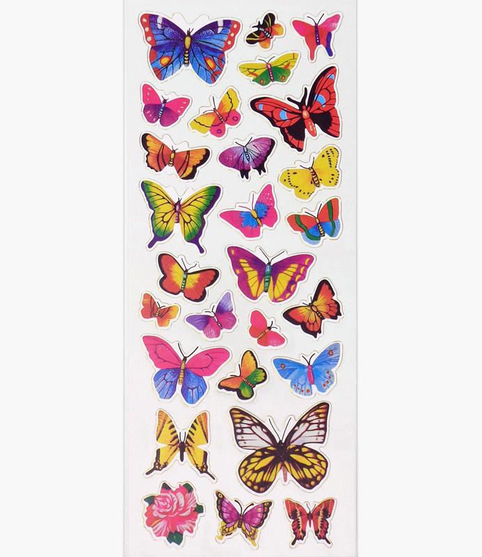 Αυτοκόλλητα Stickers Butterflies (31x11cm)