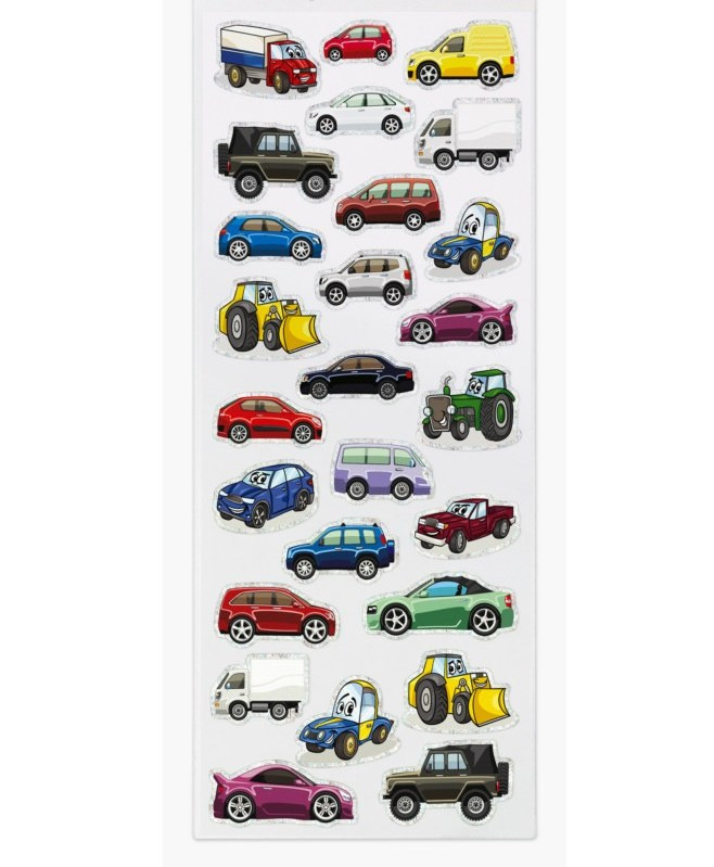 Αυτοκόλλητα Stickers Cars & Trucks (31x11cm)