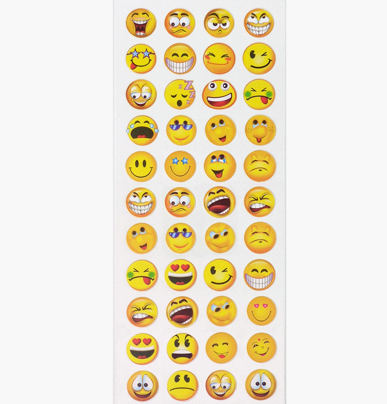 Αυτοκόλλητα Stickers Smiley Faces (31x11cm)