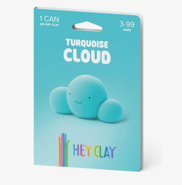 Hey Clay Παιδικός Πηλός (Turquoise Cloud)