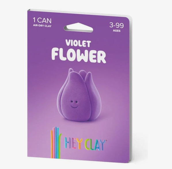 Hey Clay Παιδικός Πηλός (Violet Flower)