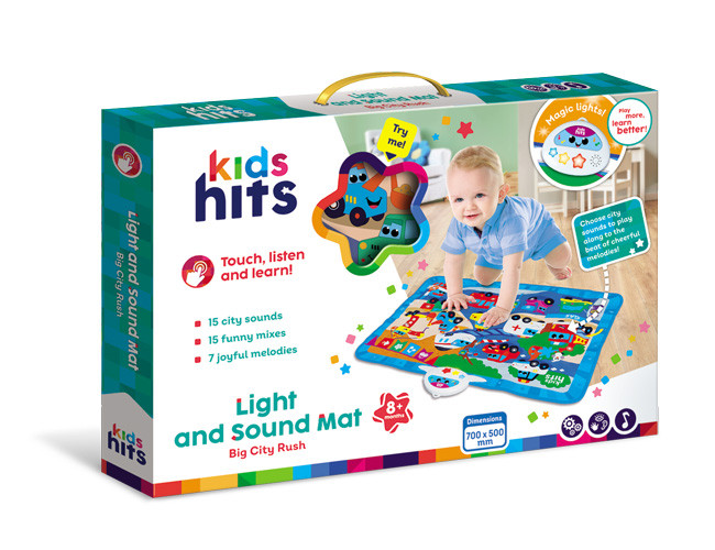 Kids Hits Μουσικό Χαλάκι Οχήματα