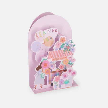 Legami Milano Ευχετήρια Κάρτα (Pop-Up Card) ''Happy Birthday-Flower Cart''