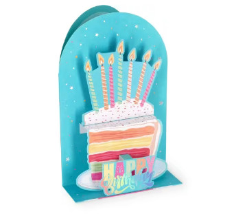 Legami Milano Ευχετήρια Κάρτα (Pop-Up Card) '' Birthday Cake''