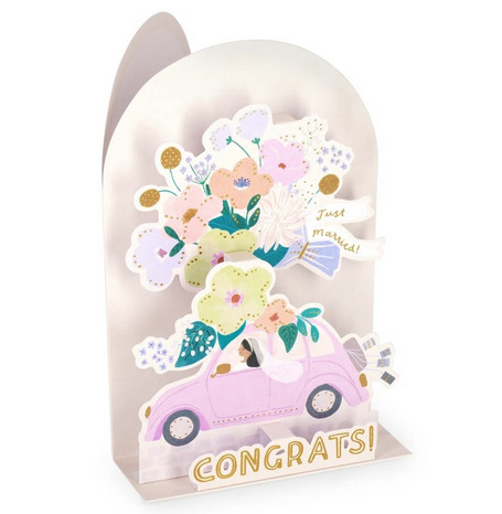 Legami Milano Ευχετήρια Κάρτα (Pop-Up Card) 'Wedding Car''