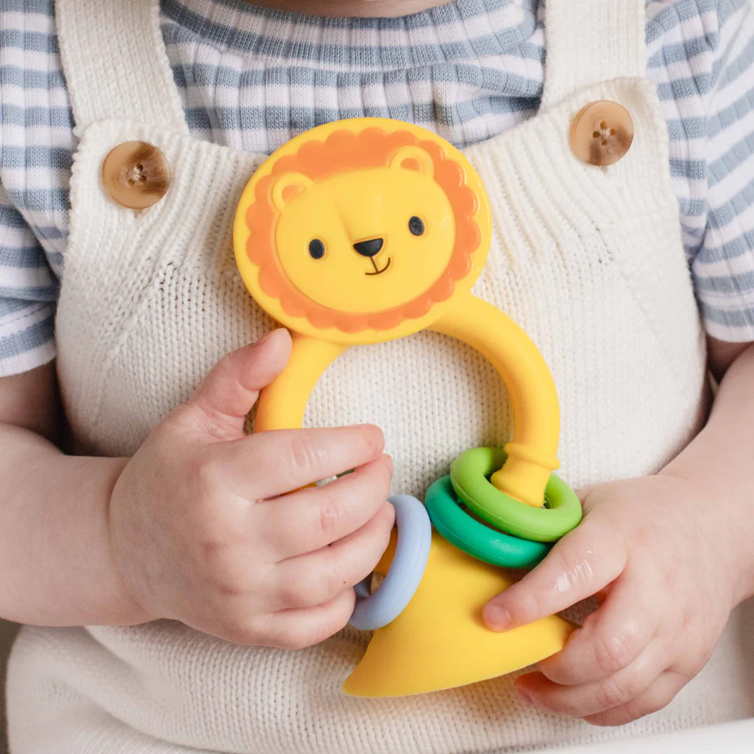 Tiger Tribe High Chair Buddy - Silicone Lion  (Βρεφική Κουδουνίστρα)