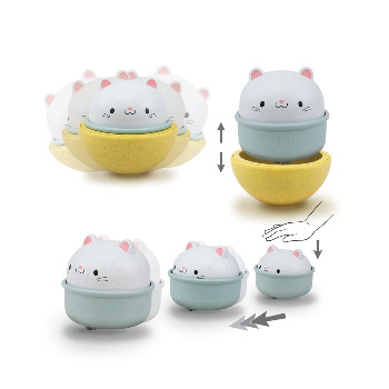 Tiger Tribe Rocking Roller Cat (Ξύλινο Παιχνίδι Παιχνίδι 2 σε 1)