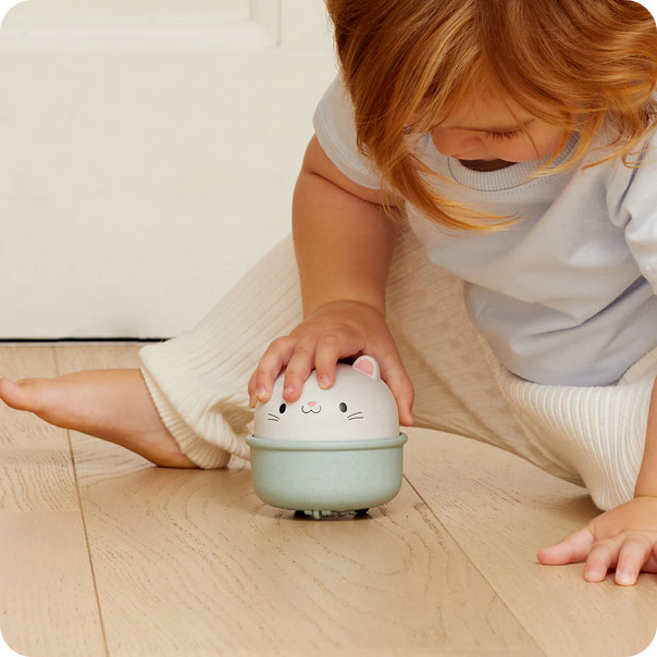 Tiger Tribe Rocking Roller Cat (Ξύλινο Παιχνίδι Παιχνίδι 2 σε 1)