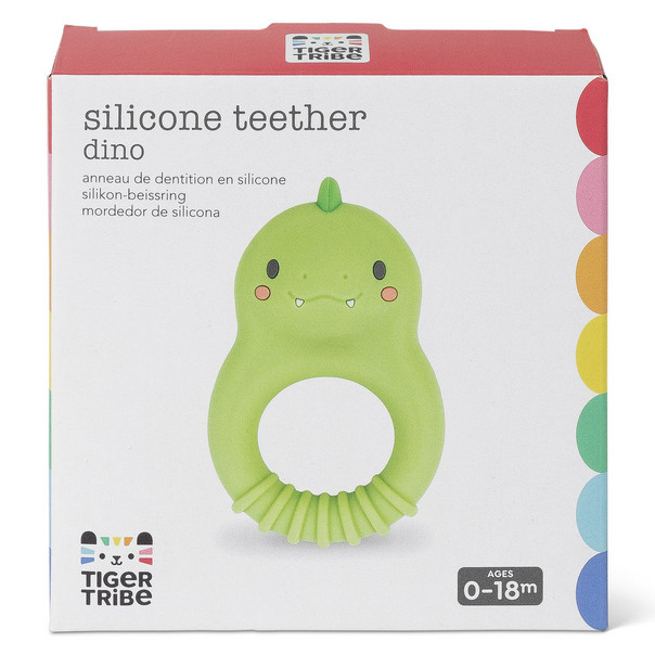 Tiger Tribe Silicone Teether Dino  (Παιχνίδι Οδοντοφυΐας)