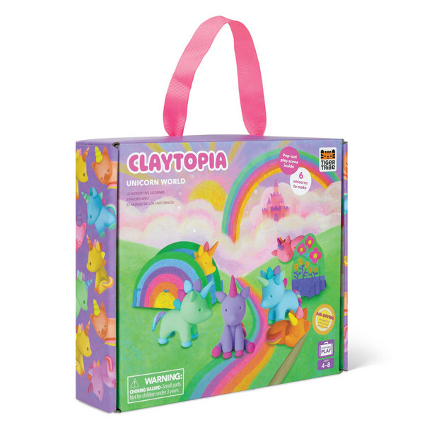 Tiger Tribe Σετ Δραστηριοτήτων Πηλού Claytopia Unicorn World