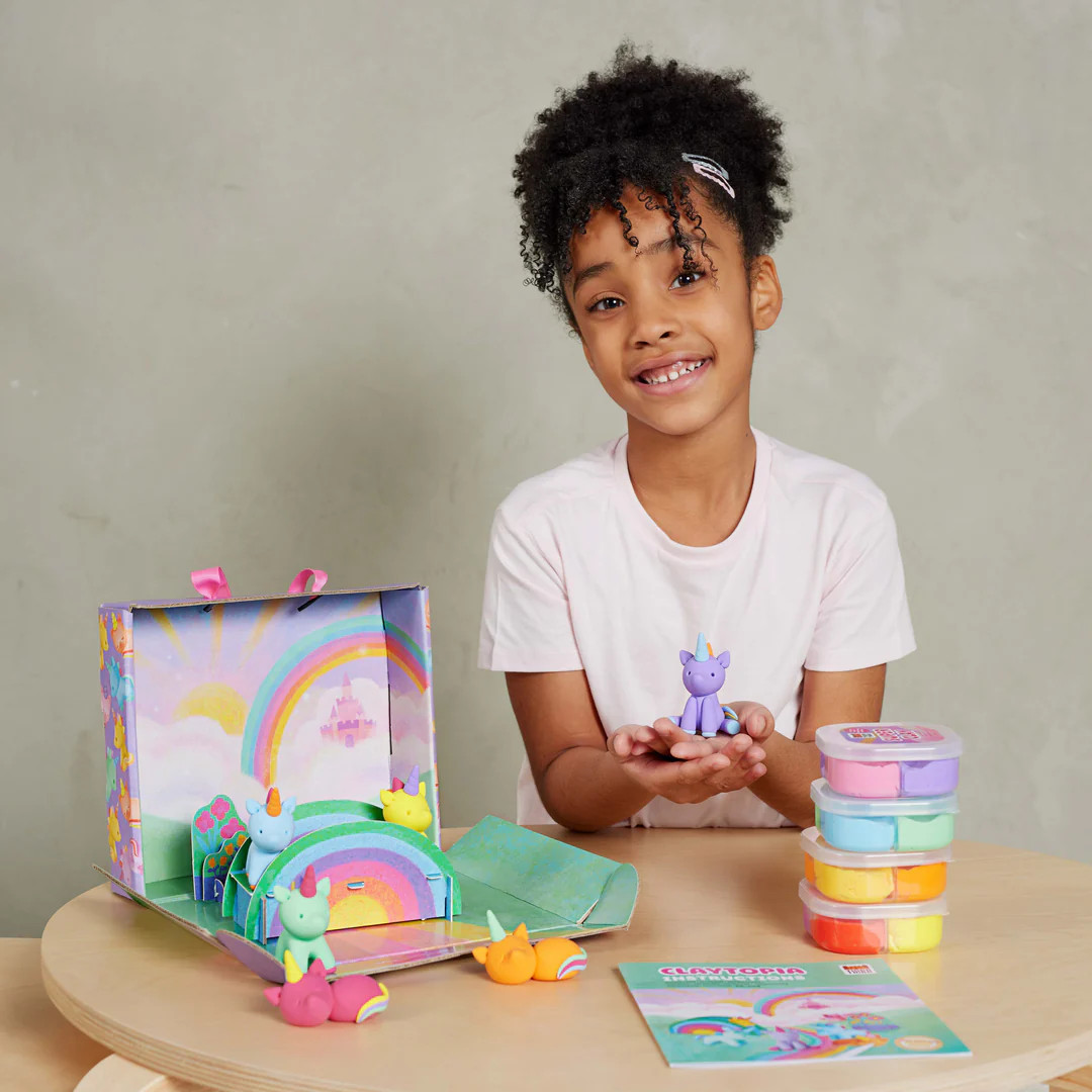 Tiger Tribe Σετ Δραστηριοτήτων Πηλού Claytopia Unicorn World