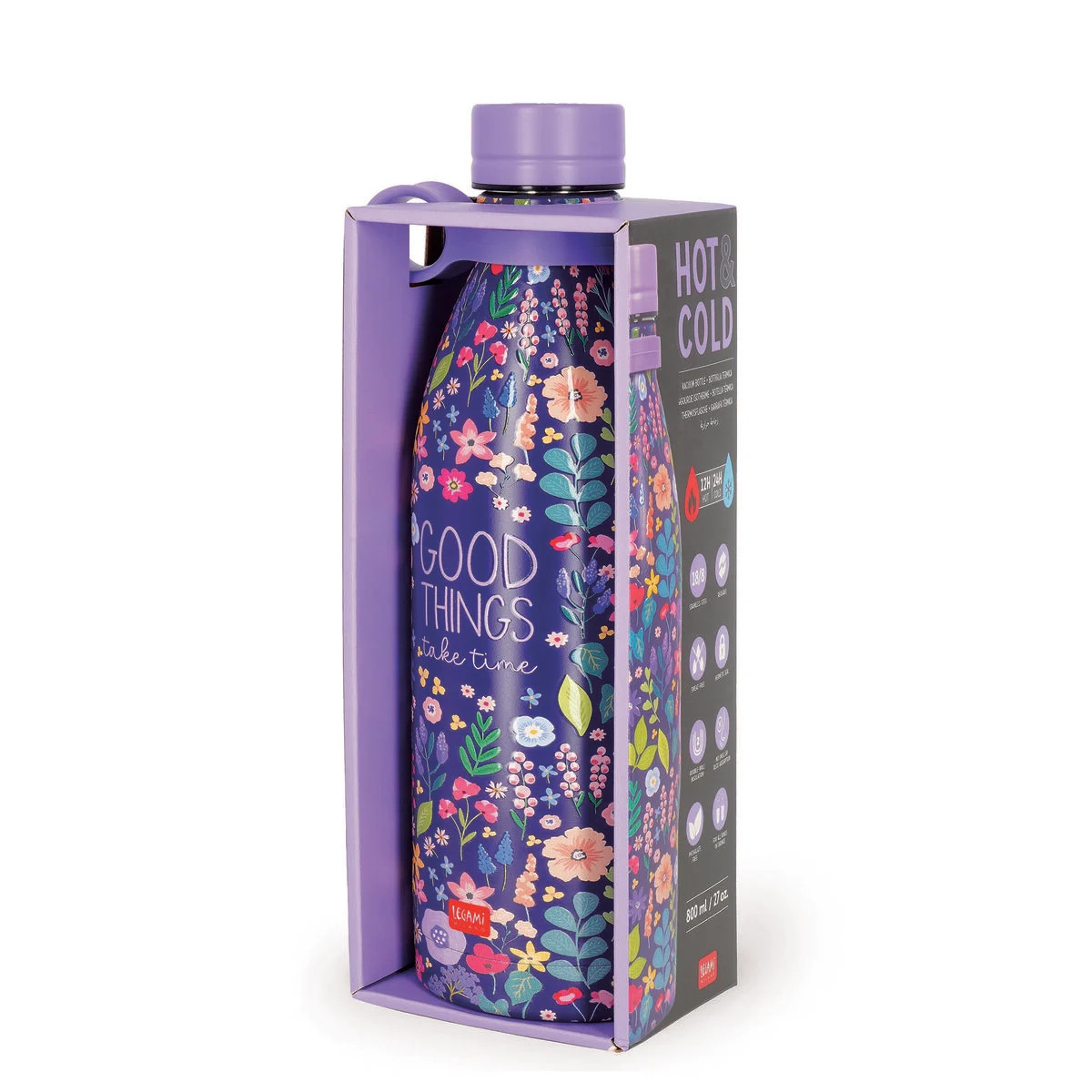 Legami Milano Mini Θερμός Hot & Cold 800ml (Flowers)