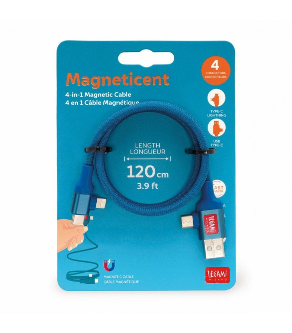 Legami Milano Μαγνητικό Καλώδιο Φόρτισης 4-in-1 (Petrol)