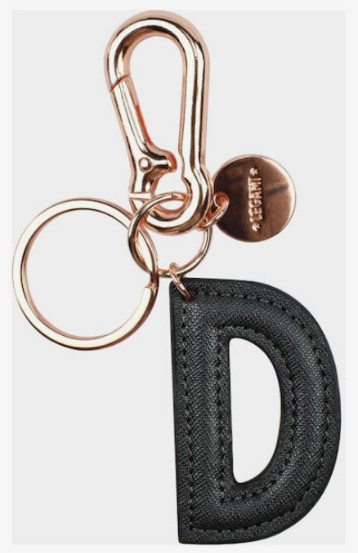 Legami Milano Μπρελόκ Κλειδιών My Initial (D Μαύρο)