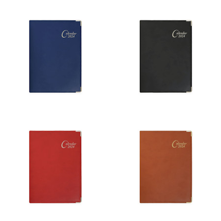 Ημερήσιο Ημερολόγιο 2026 με Θήκη Γωνία 14x21cm (Τυχαία Επιλογή Χρώματος)