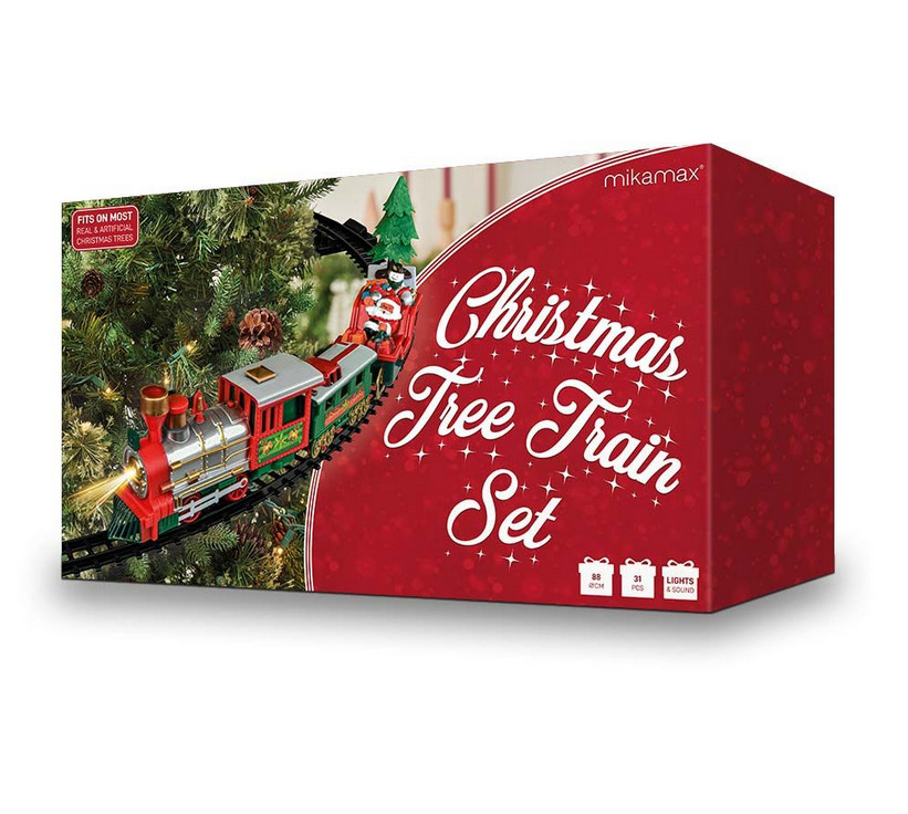 Χριστουγεννιάτικο Τρενάκι για Δέντρο Christmas Tree Train Set