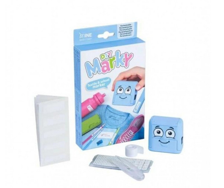 Colop DIY Σφραγίδα για όλες τις Επιφάνειες με Ελληνικό Αλφάβητο Γαλάζια