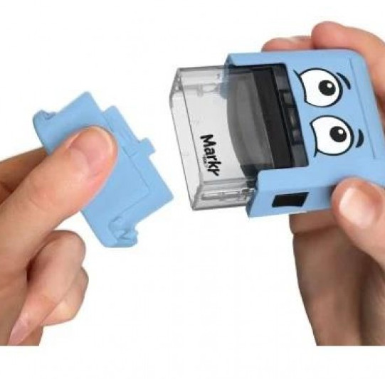 Colop DIY Σφραγίδα για όλες τις Επιφάνειες με Ελληνικό Αλφάβητο Γαλάζια