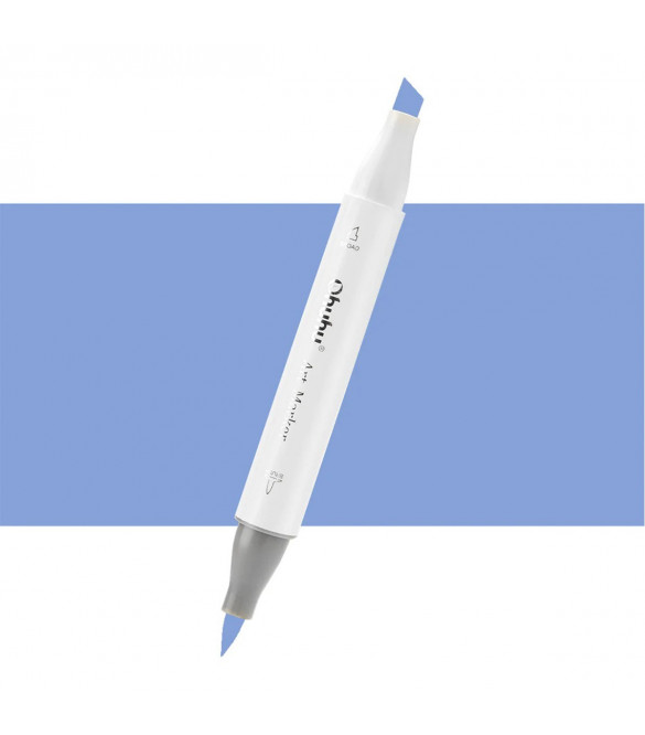 Ohuhu Honolulu Μαρκαδόρος Αλκοόλης Brush & Chisel B350/BV08 (Havelock Blue)