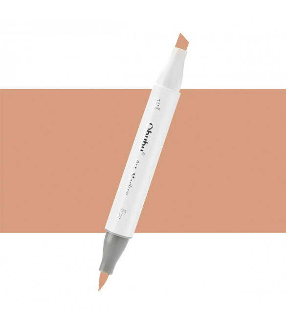 Ohuhu Honolulu Μαρκαδόρος Αλκοόλης Brush & Chisel E240/Y413 (Fawn) - Ohuhu