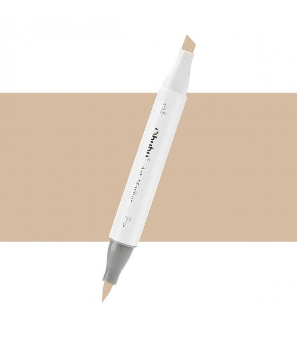 Ohuhu Honolulu Μαρκαδόρος Αλκοόλης Brush & Chisel E440/E211 (Light Elm Wood)