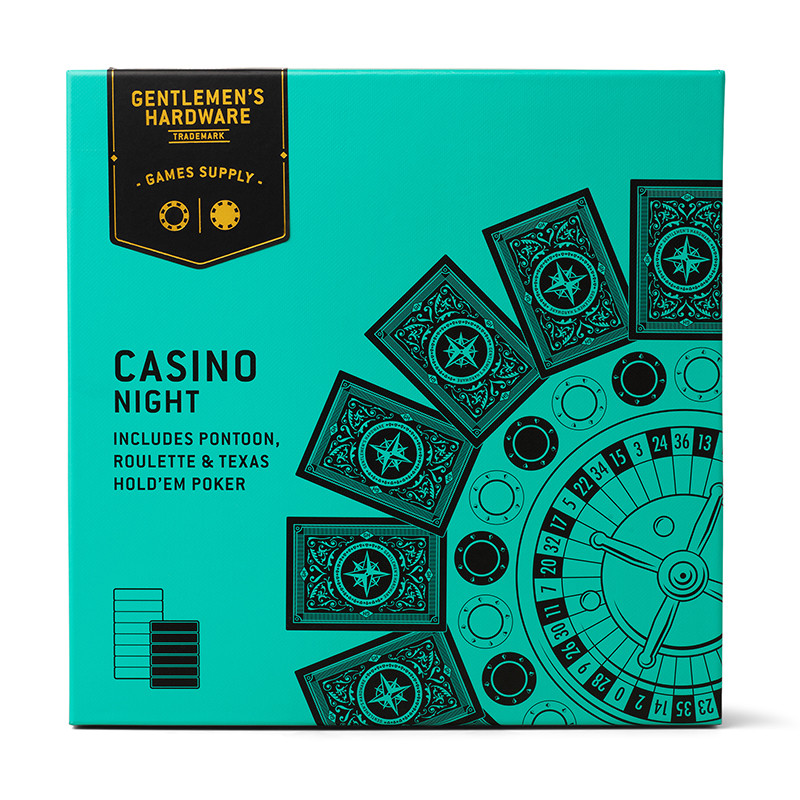 Gentlemen's Hardware Casino Night Συλλεκτική Τράπουλα Πλαστική για Poker