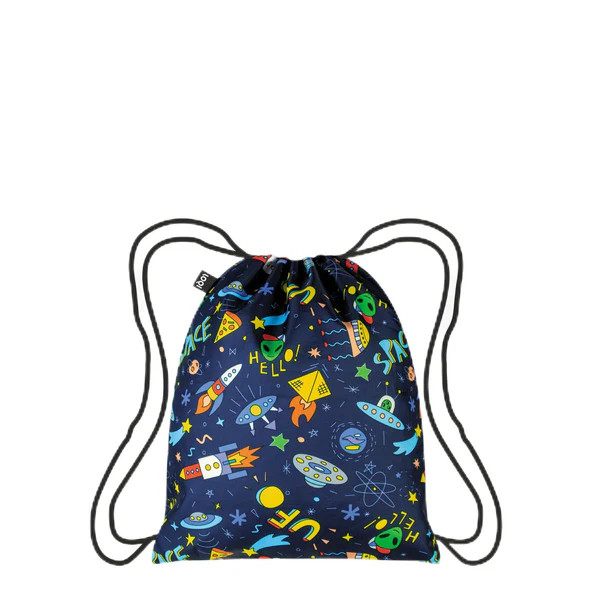 LOQI Backpack Reflective Medium Space Ufo