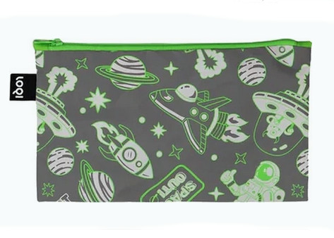 LOQI Κασετίνα Πολύχρωμη Space Out