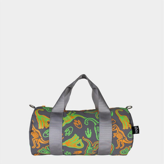 LOQI Παιδική Τσάντα Weekender Reflective Medium Dinosaur Skeleton