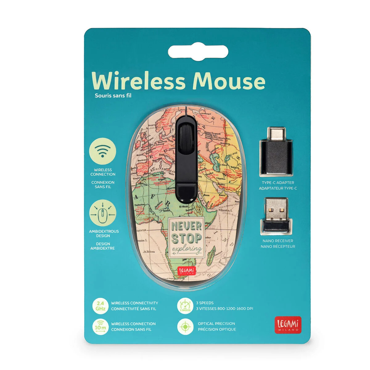 Legami Milano Wireless Mouse (Travel)