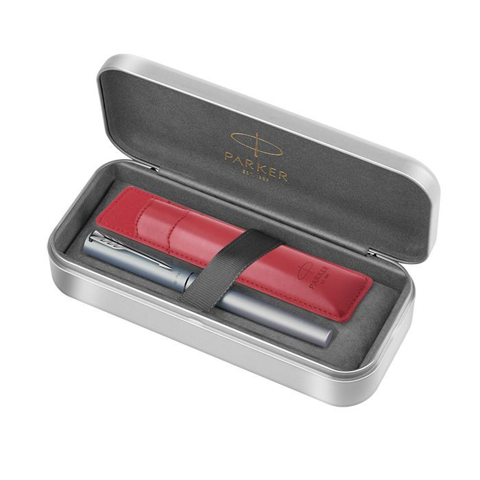 Parker Vector Στυλό Rollerball XL με θήκη (Silver Blue)