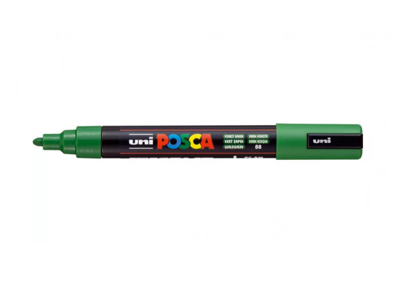 Uni Posca(Uni-Ball) Μαρκαδόρος PC-5M 1.8-2.5mm (Forest Green)