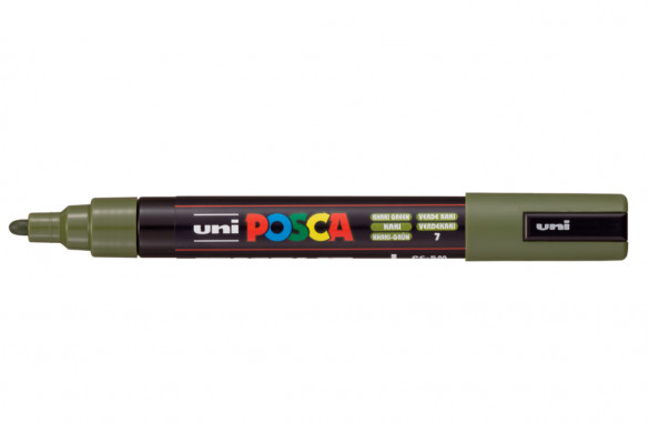 Uni Posca(Uni-Ball) Μαρκαδόρος PC-5M 1.8-2.5mm (Χακί)